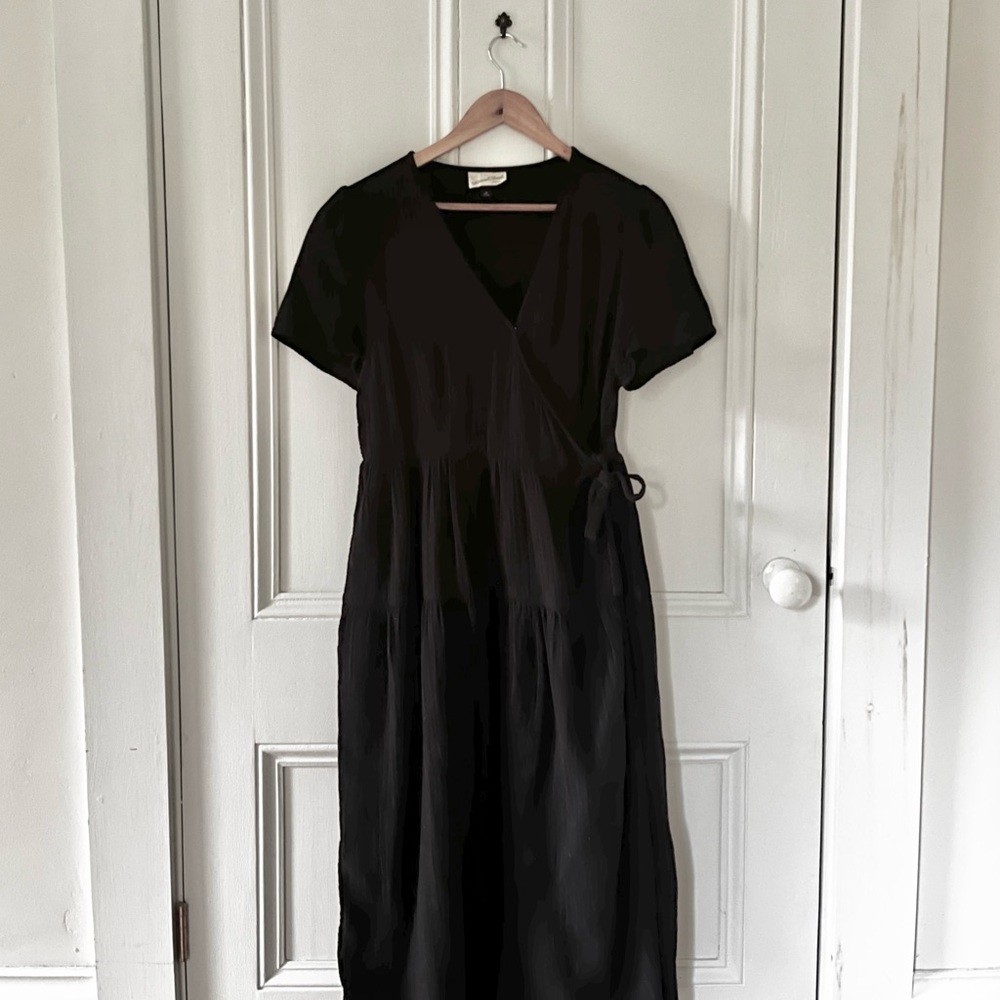Universal Thread Muslin Tiered Tie Dress